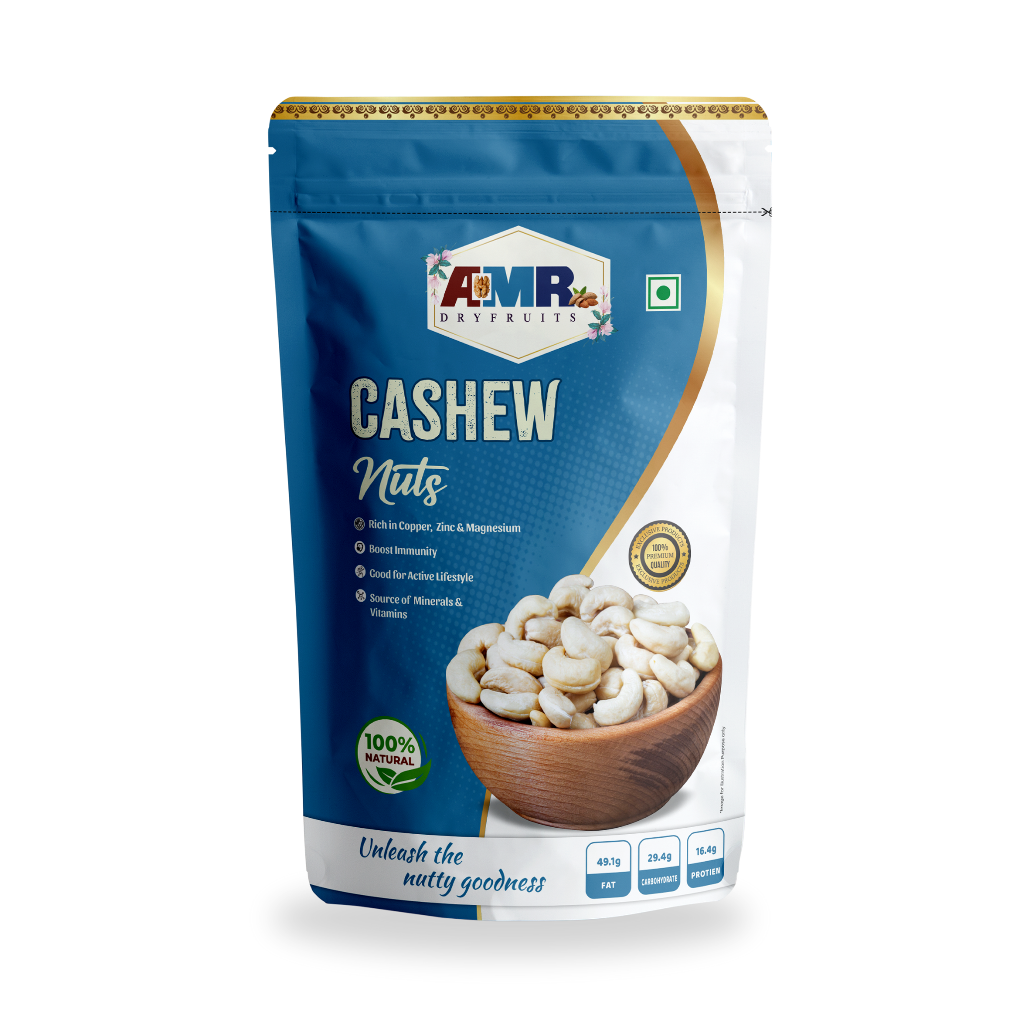 Cashew Nuts (500gm)