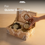 AMR Khayaal Box | Premium Almonds & Kishmish | 2 Jars × 250g | Handcrafted Wooden Keepsake Gift Box