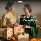 AMR Khayaal Box | Premium Almonds & Kishmish | 2 Jars × 250g | Handcrafted Wooden Keepsake Gift Box