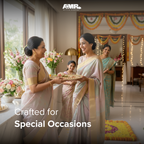 AMR Shagun Thaali | Premium Almonds, Cashews, Kishmish & Pista | 750g | Traditional Gold Dry Fruit Thaal