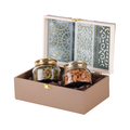 AMR Classic Duo Gifting Box | Premium Almonds & Sun-Dried Kishmish | 2 Jars × 200g | Reusable Keepsake Box