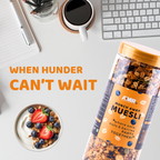 Munch Away Muesli | Honey Roasted Oats, Seeds & Berries | Wholesome Anytime Snack