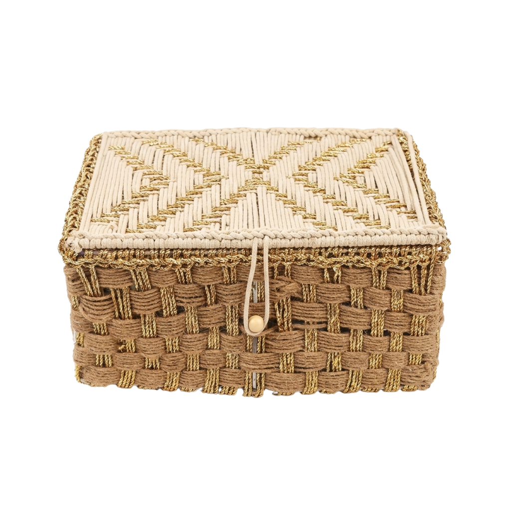 Minimal Jute Gift Box for Thoughtful Gifting | Packaging Included | Personalised Note Available