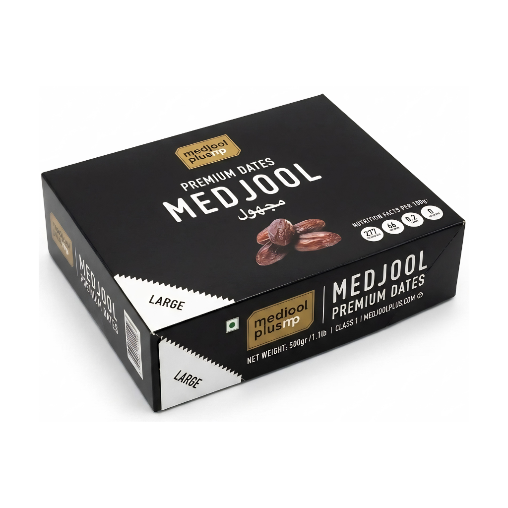 Premium Medjool Dates | Large Size | 500g | Fresh & Naturally Sweet